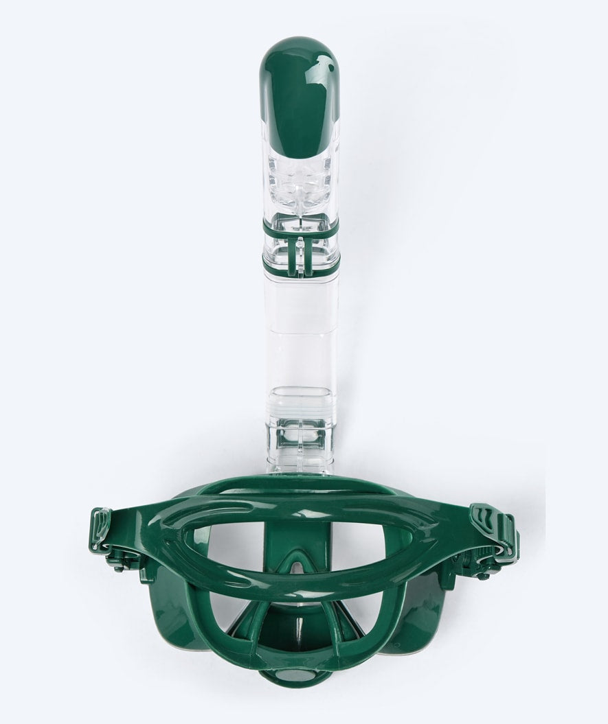 Watery full face diving mask for kids - Pearl - Dark green