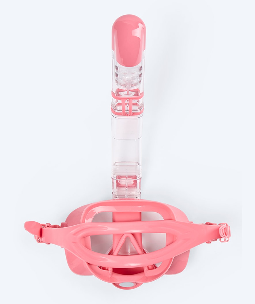 Watery full face snorkel mask for kids - Pearl - Pink