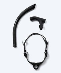 Watery center snorkel for swimming - Phoenix Elite - Black