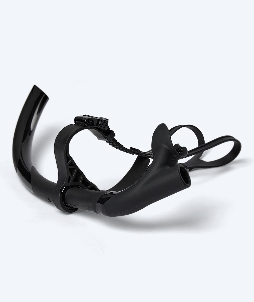 Watery center snorkel for swimming - Phoenix Elite - Black