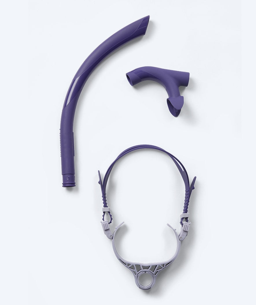 Watery center snorkel for swimming - Phoenix Elite - Purple