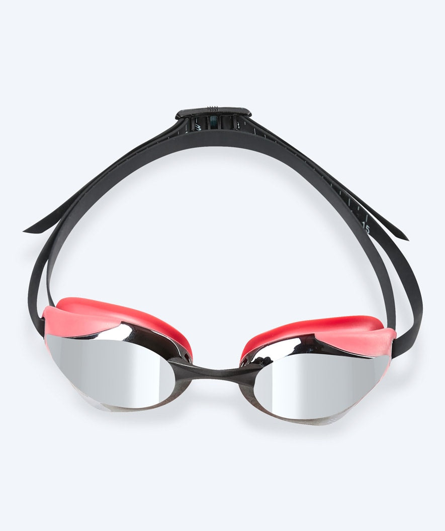 Watery Elite swim goggles - Poseidon Ultra Mirror - Pink/silver