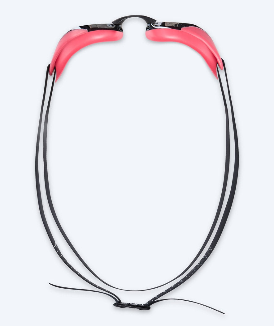 Watery Elite swim goggles - Poseidon Ultra Mirror - Pink/silver