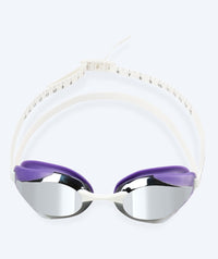 Watery Elite swimming goggles - Poseidon Ultra Mirror - Purple/silver