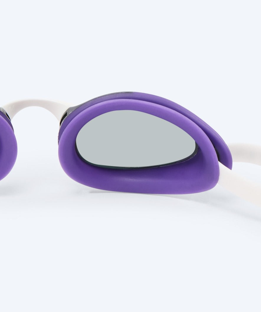 Watery Elite swimming goggles - Poseidon Ultra Mirror - Purple/silver