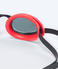 Watery Elite swim goggles - Poseidon Ultra Mirror - Red/silver