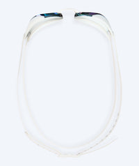 Watery Elite swimming goggles - Poseidon Ultra Mirror - White/gold