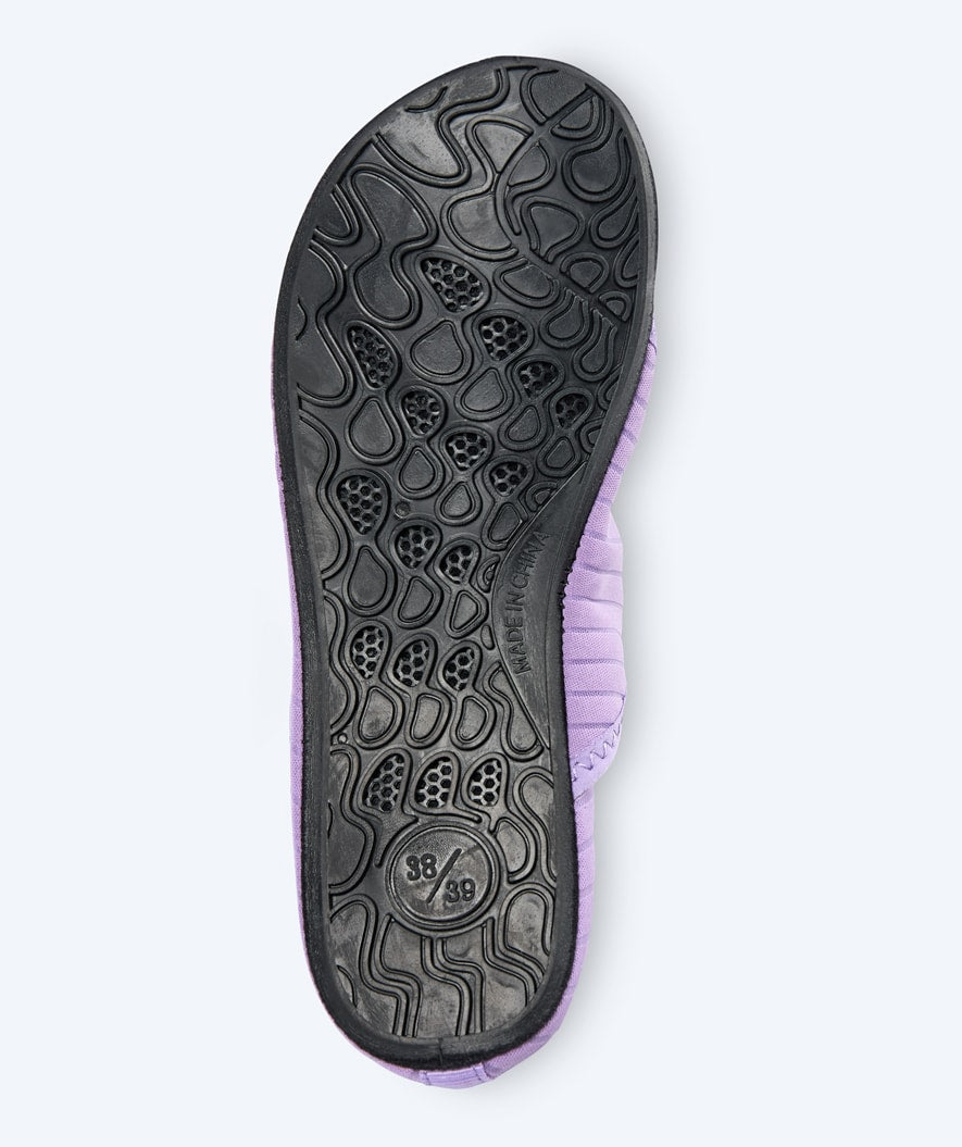 Watery neoprene swim shoes for adults - Poseidon - Purple