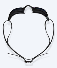 Watery competition swim goggles for kids - Power Lane - Black/silver