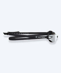 Watery competition swim goggles for kids - Power Lane - Black/silver