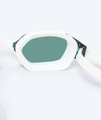 Watery competition swim goggles for kids - Power Lane - White/silver
