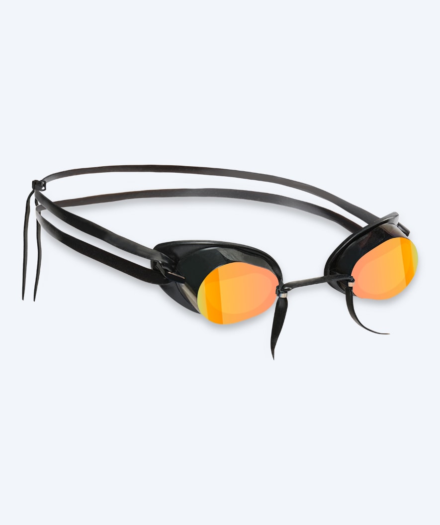 Watery swimming goggles - Proflex Swedish Mirror - Black/gold