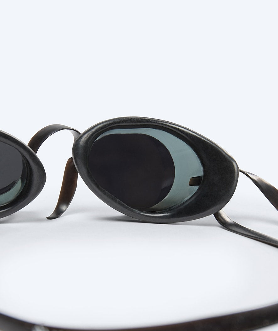 Watery swim googles - Proflex Swedish Mirror - Black/gold
