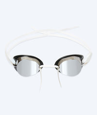 Watery swim goggles - Proflex Swedish Mirror - White/silver