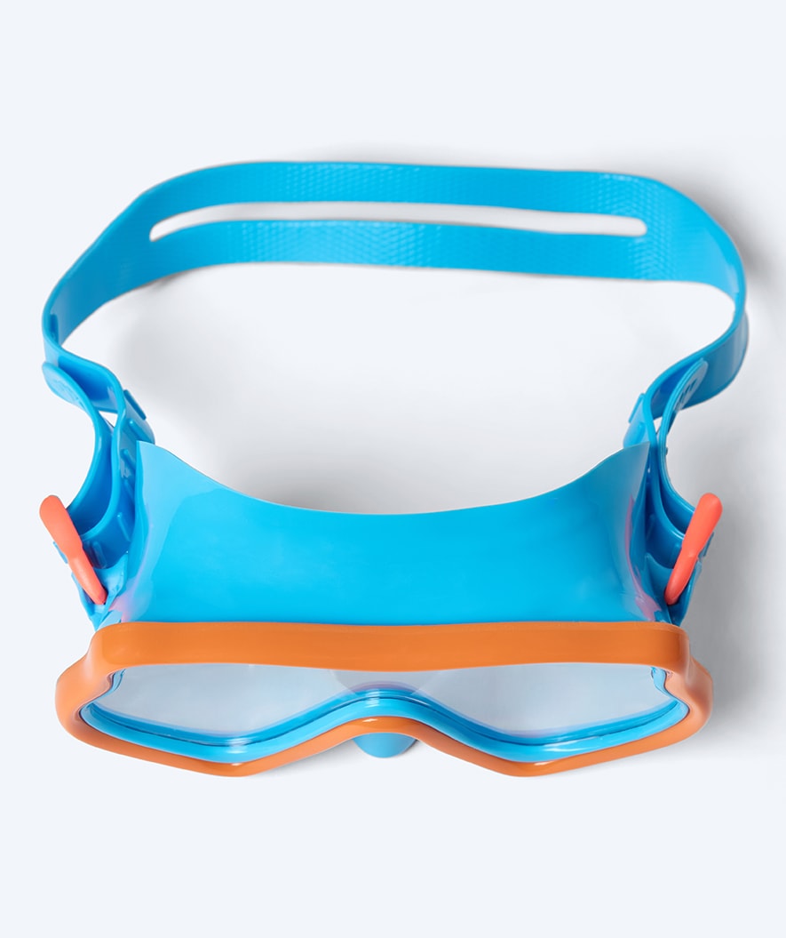 Watery diving mask for kids (4-10) - Pulina - Blue/orange