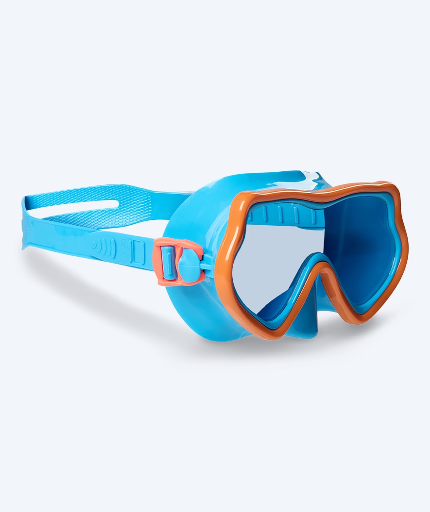 Watery diving mask for kids (4-10) - Pulina - Blue/orange