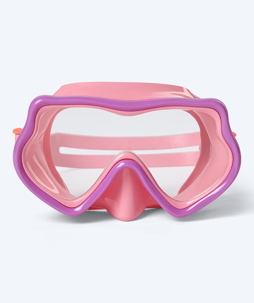 Watery diving mask for kids (4-10) - Pulina - Light pink/purple