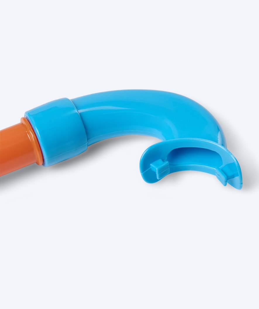 Watery Combo snorkel set for kids (4-10) - Pulina - Blue/Orange