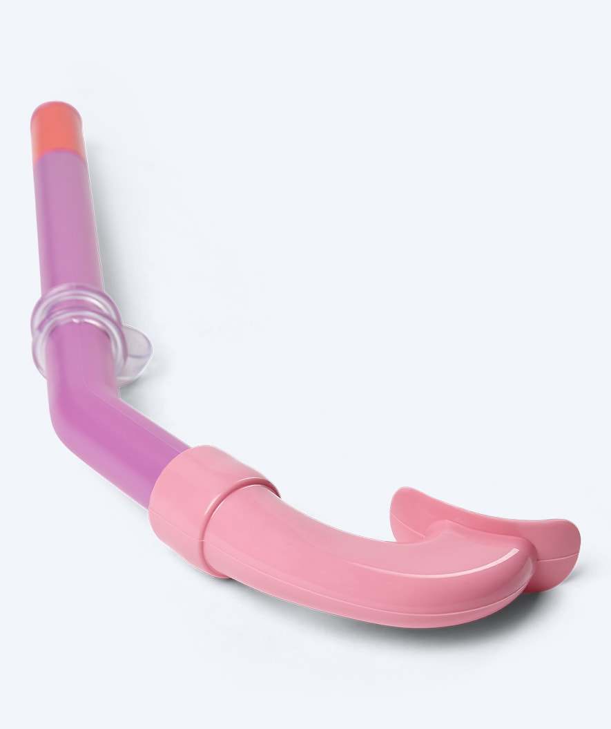 Watery snorkel for kids (4-10) - Pulina - Light pink/purple