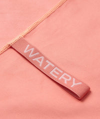 Watery microfiber towel (175 x 110 cm) - Rafferty - Blurish Pink
