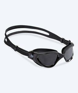 Watery training swimming goggles - Raven Active - Black (Smoke lens)