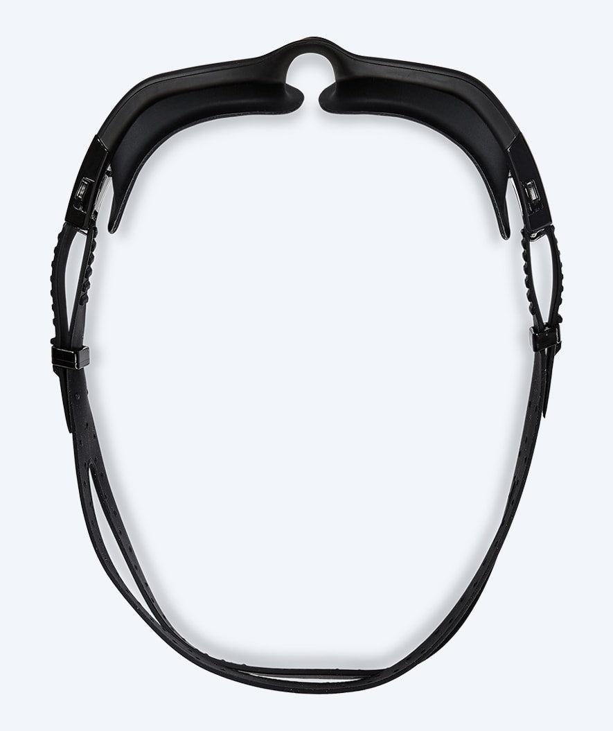 Watery exercise swim goggles - Raven Active - Black (Smoke lens)