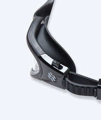 Watery exercise swim goggles - Raven Active - Black/clear