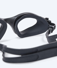 Watery training swimming goggles - Raven Active - Black/clear