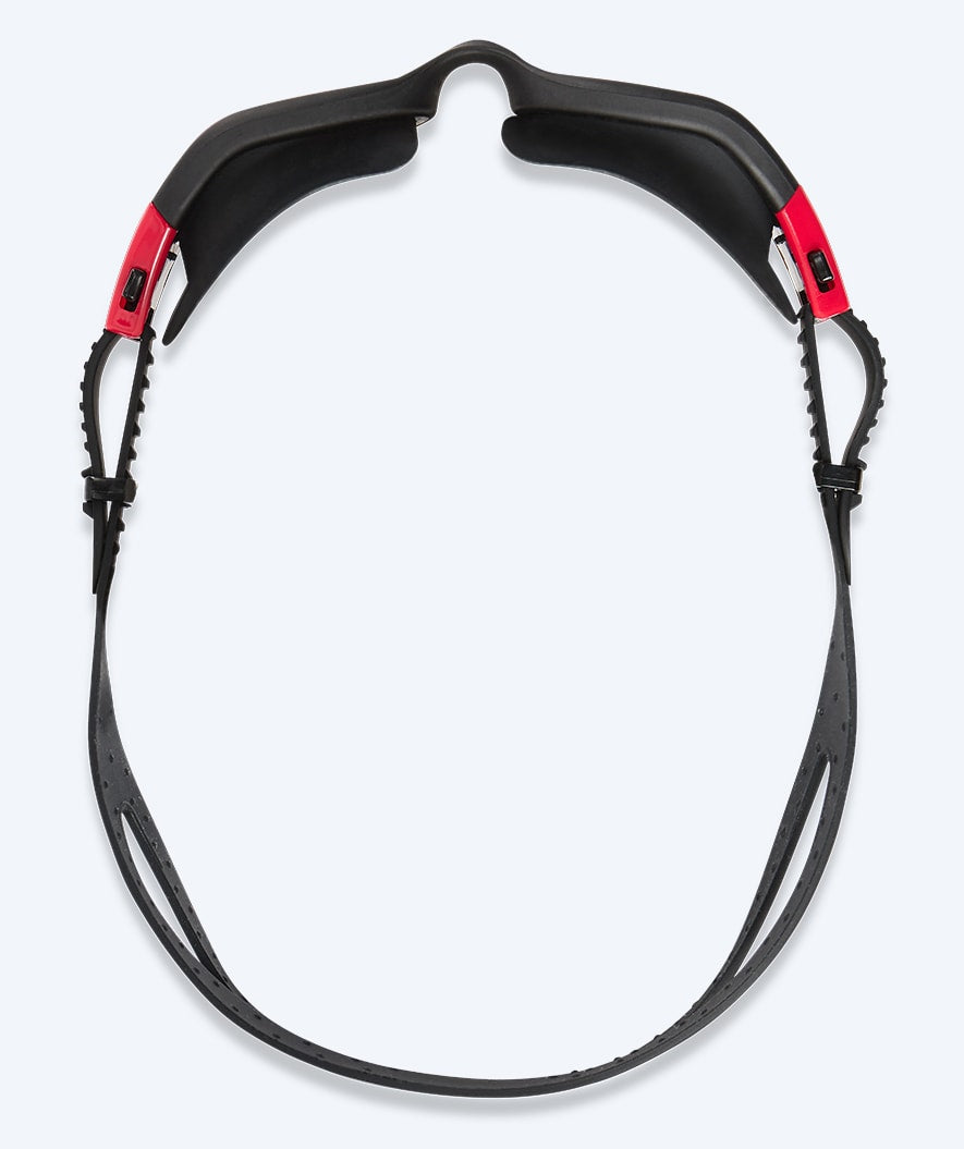 Watery training swimming goggles - Raven Active - Black/red 1.0