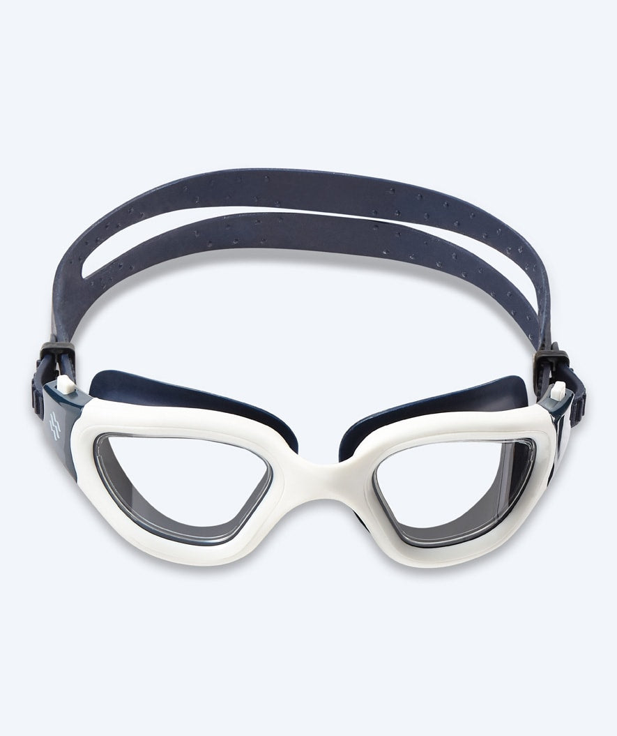 Watery training swimming goggles - Raven Active - Dark blue/clear