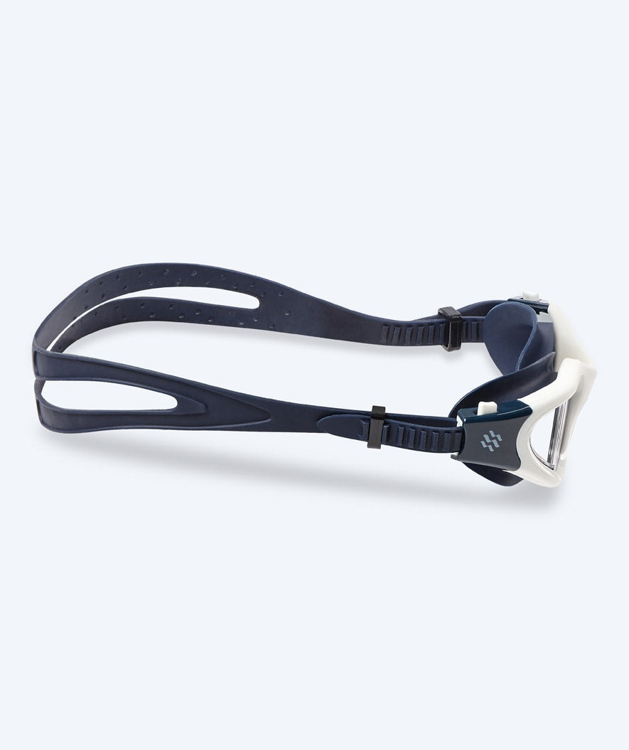 Watery training swimming goggles - Raven Active - Dark blue/clear