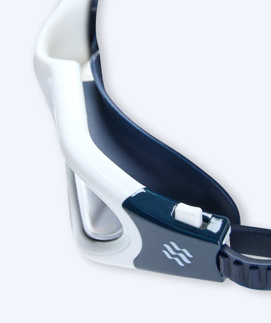 Watery training swimming goggles - Raven Active - Dark blue/clear