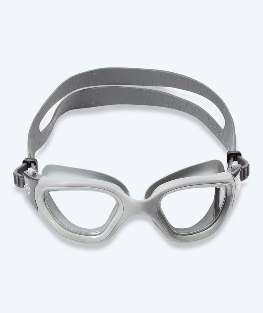 Watery training swimming goggles - Raven Active - Grey/clear