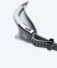 Watery exercise swim goggles - Raven Active - Grey/clear