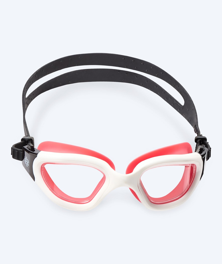 Watery training swimming goggles - Raven Active - Pink/clear
