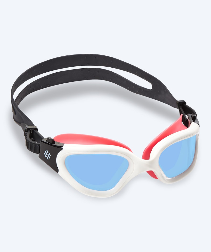 Watery training swimming goggles - Raven Active - Pink/light blue