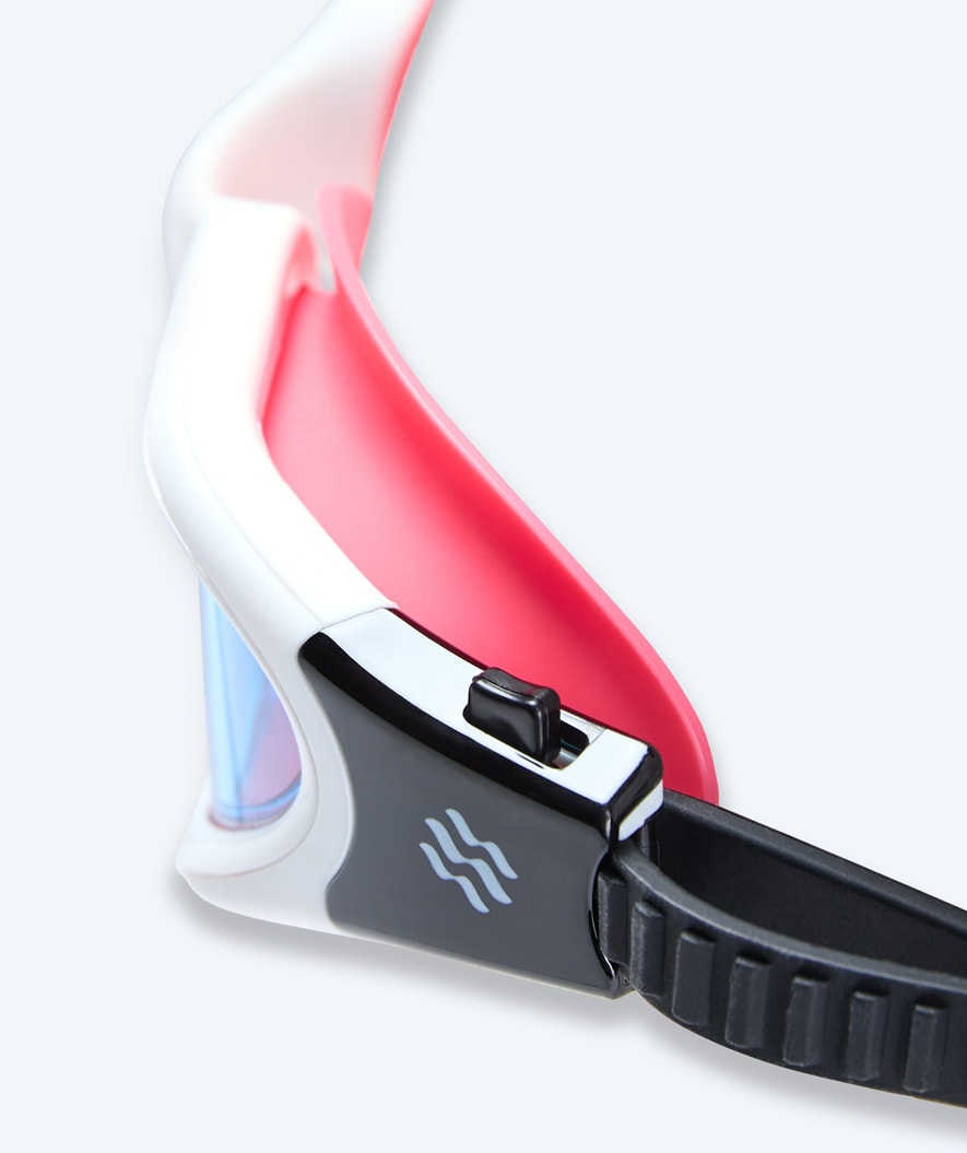 Watery training swimming goggles - Raven Active - Pink/light blue