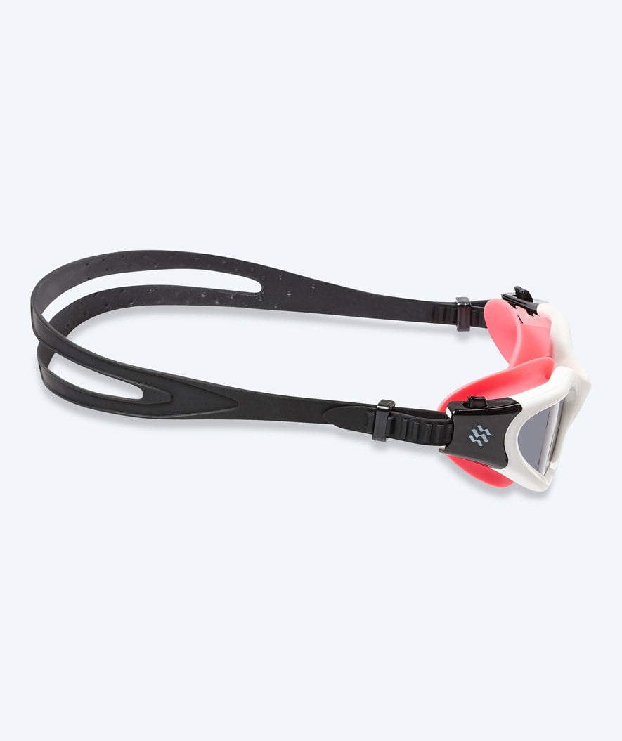 Watery exercise swim goggles - Raven Active - Pink (Smoke lens)