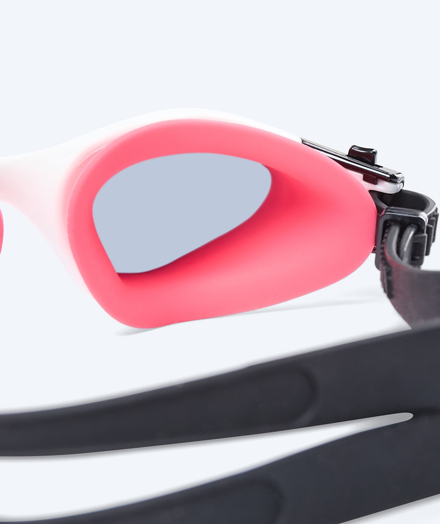 Watery exercise swim goggles - Raven Active - Pink (Smoke lens)