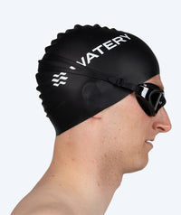 Watery exercise swim goggles - Raven Active - Black (Smoke lens)