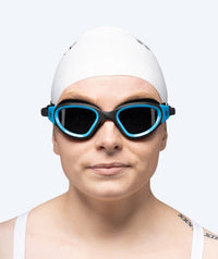 Watery training swimming goggles - Raven Active - Black/blue 1.0