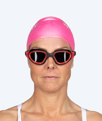 Watery training swimming goggles - Raven Active - Black/red 1.0
