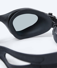 Watery exercise swim goggles - Raven Mirror - Black/blue