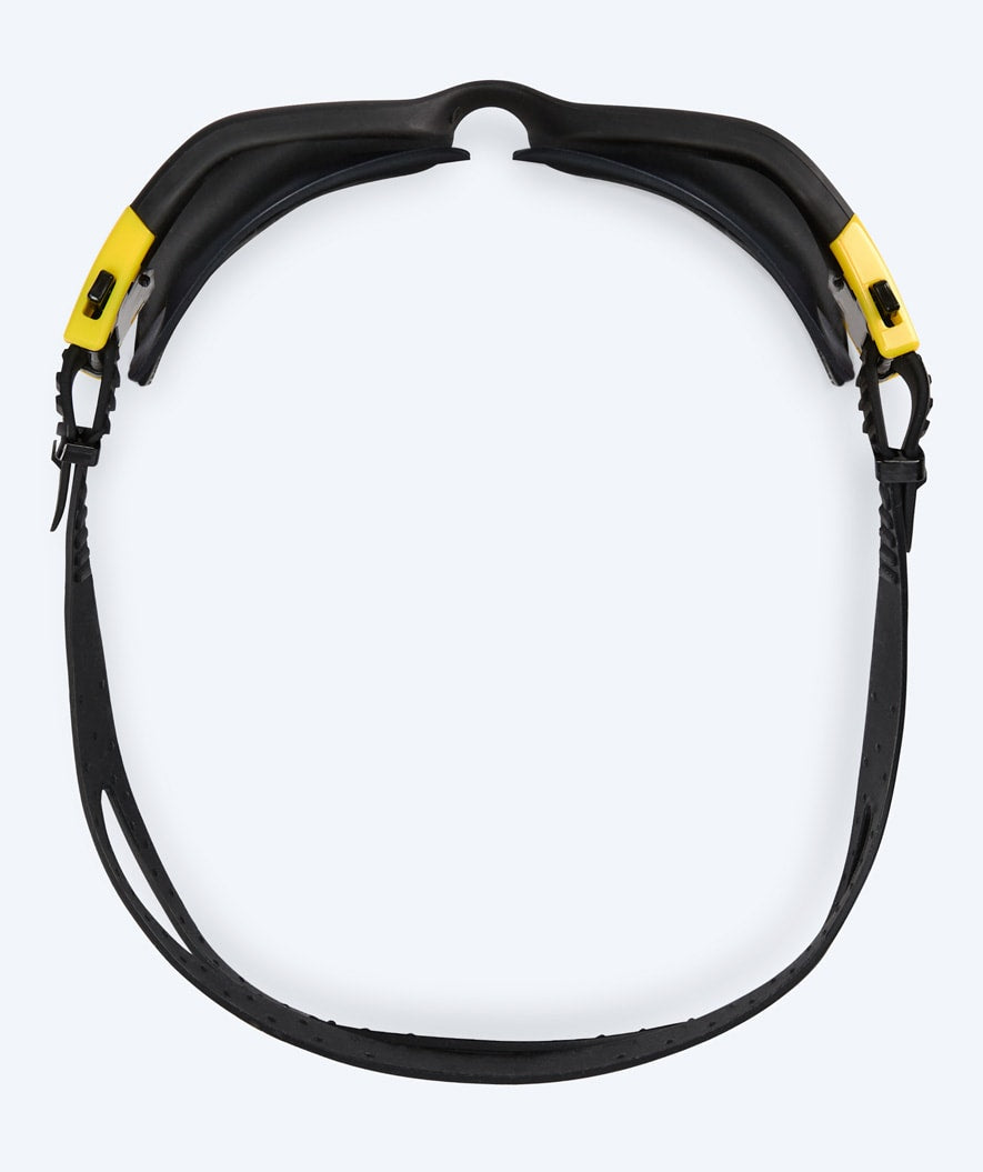 Watery training swimming goggles - Raven Mirror - Black/yellow