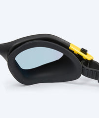 Watery exercise swim goggles - Raven Mirror - Black/yellow