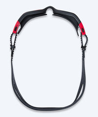 Watery exercise swim goggles - Raven Mirror - Black/red