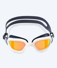 Watery training swimming goggles - Raven Mirror - Dark blue/gold