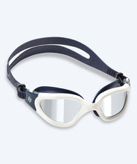 Watery training swimming goggles - Raven Mirror - Dark blue/silver