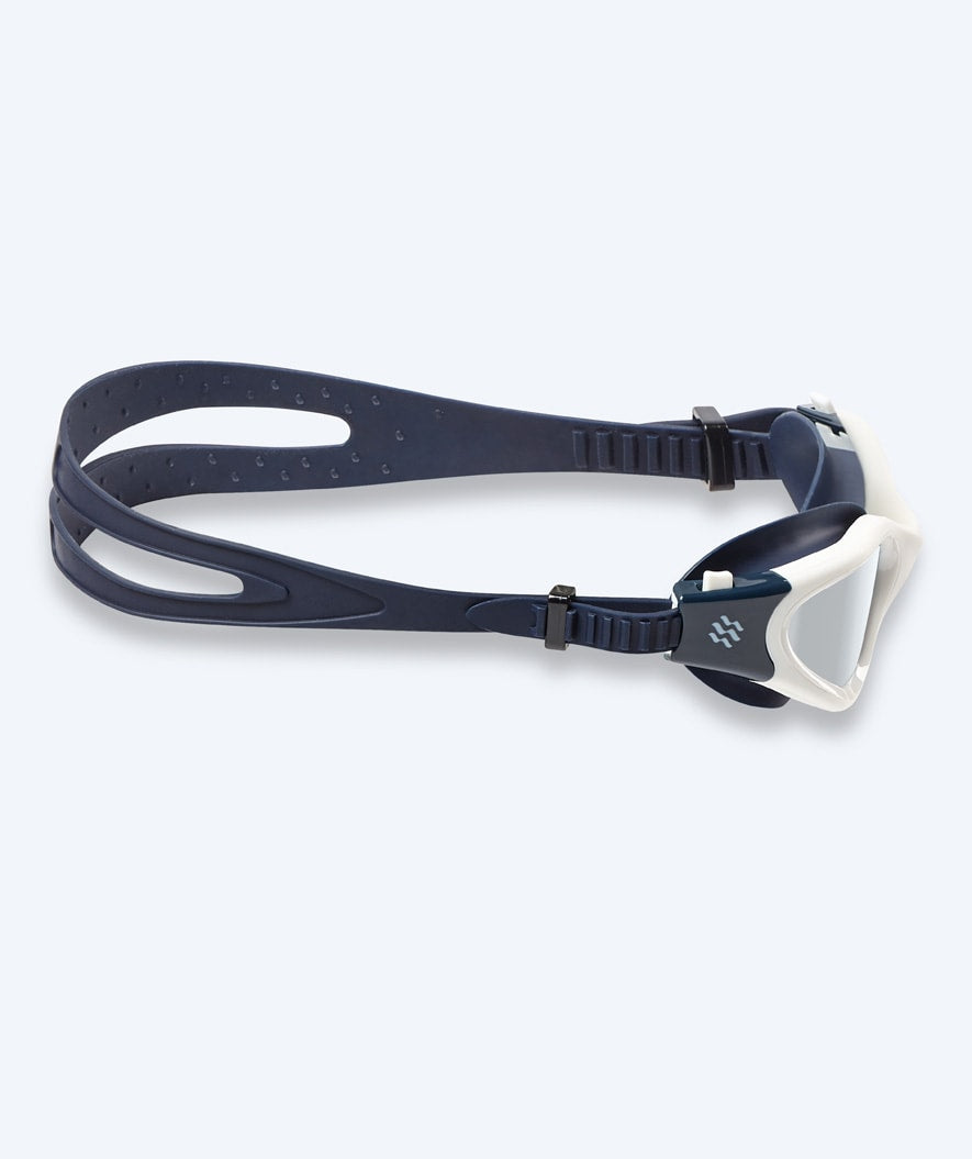 Watery exercise swim goggles - Raven Mirror - Dark blue/silver