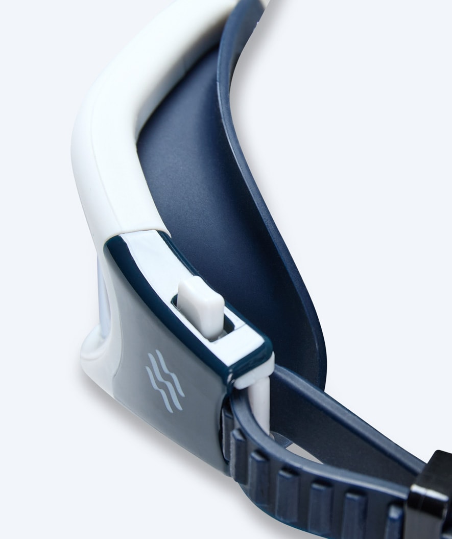 Watery exercise swim goggles - Raven Mirror - Dark blue/silver